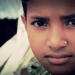 Young girl, rural Bangladesh.