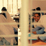 Two best friends enjoying their time in school, rural Bangladesh.